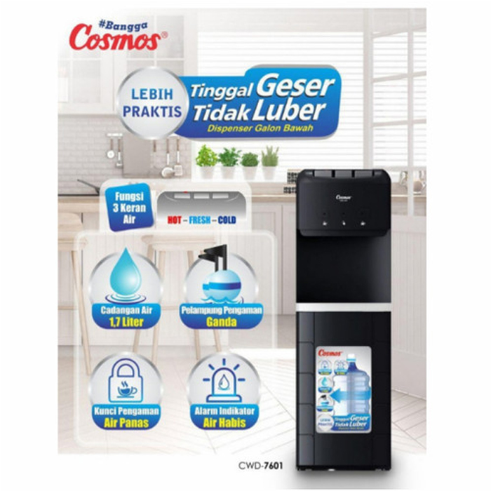 Cosmos Water Dispenser Hot, Cool & Normal / Standing Dispenser - CWD7601 | CWD-7601